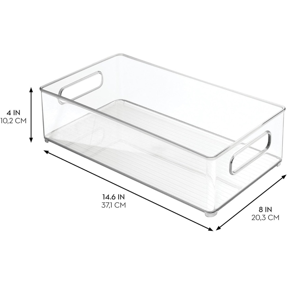 NWT iDesign Stackable Storage Bin for Organization 14.5"L x 8"W x 4"H